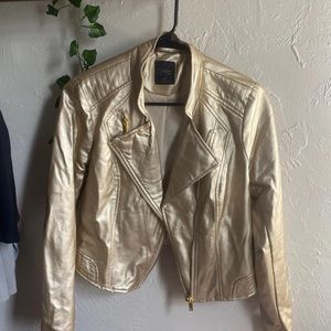 Faux leather jacket